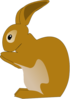 Rabbit Eating Clip Art