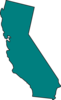 California Teal Clip Art