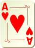 Ornamental Ace Of Hearts Clip Art