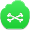 Free Green Cloud Bones Image