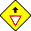 Caution Give Way Sign Clip Art