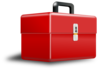 Red Metal Tool Box Clip Art