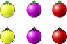 Christmas Balls Clip Art