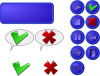 Collection Of Buttons Gui Clip Art