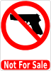 Guns Not For Sale Clip Art