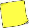 Blank Sticky Note Clip Art