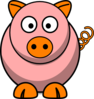 Pink Pig Clip Art