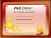 Participation Certificate Clip Art