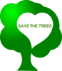 Save The Tress Clip Art