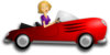 Blonde Driver Clip Art