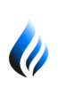 Blue Logo Flame Clip Art