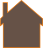 Brown House Clip Art