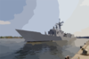 Uss Vandegrift (ffg 48) Arrives In Ho Chi Minh City, Vietnam Clip Art