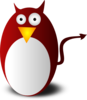 Devil Penguin Cartoon Clip Art