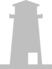 Gray Lighthouse Clip Art