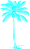 Blue Palm Tree Clip Art