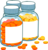 Blank Pill Bottles Clip Art