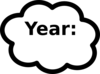 Year Sign 2011 Clip Art