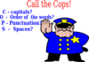 Call The Cops! Clip Art