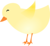 New Spring Chick Clip Art