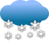 Snow Clouds Clip Art