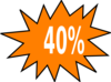 40% Off Clip Art