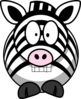 Snroing: Zebra Jumping Clip Art