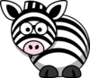 Zebra 1 Clip Art