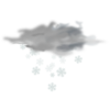 Snowy Weather Icon Clip Art