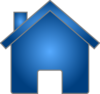 Blue House Clip Art