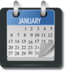 Monthly Calendar Clip Art