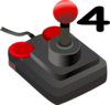 Joystick Quatro Clip Art