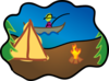 Happy Camping Clip Art