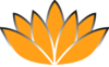 Orange Lotus Flower Picture Iii Clip Art