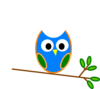 Blue Owl Clip Art