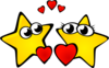 Stars In Love Clip Art