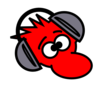 Mouse Wearing Headphones Clip Art