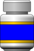 Pill Bottle  Clip Art