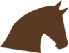 Horse Head Silhouette Clip Art