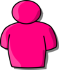 Fuschia Person Clip Art