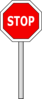 Stop Schild Clip Art