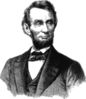 Abraham Lincoln - 1865 Clip Art