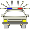 Police Car Cutout Clip Art