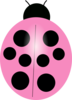 Pink Ladybug Clip Art