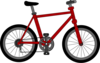 Red Bicycle Clip Art