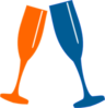 Champagne Glasses Clip Art