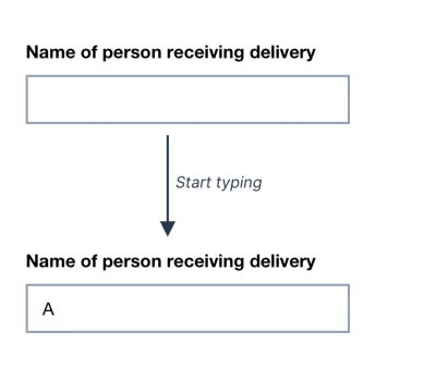 Conventional text fields can easily contain long label text