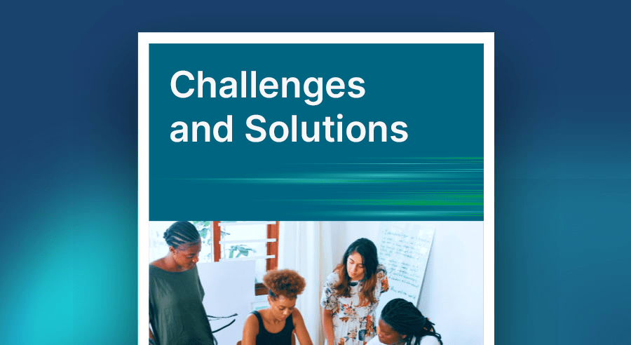 eBook cover featuring prescriptive analytics challenges and solutions.