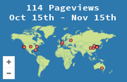 Locations of visitors to this page