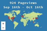 Locations of visitors to this page